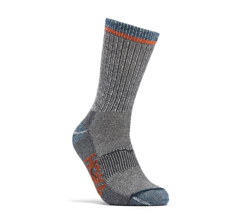 Hoka One One Merino Blend Crew Sock - Meias Homem Castlerock | PT-w5lWs6R